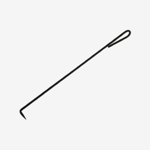 SIMOND STORE Heavy Duty Fire Poker 32 Inch Long Black Powder Coated Rust Resistant Fireplace Poker for Indoor Fireplace and Outdoor Fire Pits & Other Camping Accessories