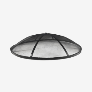 Febtech Fire Pit Spark Screen 36 Inch Round Lid, Heavy Duty Fire Pit Steel Mesh Screen Ember Arrester Lid with Hook for Outdoor Fire Pits Fireplace Fire Pit Insert Liner Replacement Screen
