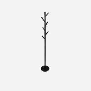 FEBTECH Freestanding Coat Stand - 70" Steel Black Finished Coat Tree Cowboy Hat Rack with 6 Hooks - Clothing Rack - Perfect for Clothes, Jackets, and Purse Hook stand - Multipurpose Hanging Stand