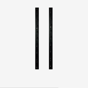 FEBTECH - Wine Bottle Rack for 9 Bottles - Rust Resistant Powder Coated Steel Wall Mount with Pre Drilled Holes - Perfect Home Decor Space Saver Rack for Home. Clubs, Cafes or Wine Shops