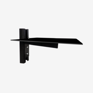 FEBTECH - Wall Mount TV Shelf - Floating Shelves Entertainment Center - Heavy Duty Floating Shelf for Under TV, DVD Players, Games Consoles, Cable Boxes, TV Accessories, 1 Shelf