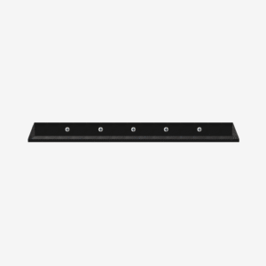 FEBTECH - Black Metal Floating Shelf - Floating Shelves for Wall - Steel Industrial Heavy Duty Renter Friendly Shelves - Stylish and Sturdy Storage Solution (36" X 8" X 2.5")