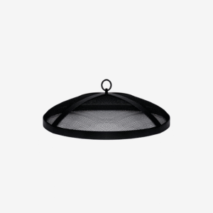 Febtech - Fire Pit Spark Screen Round for Size Solo Stove Bonfire Screen Fire Pit Ring - Heavy Metal 18.5 inch Fire Pit Screen with Hook for Easy to Lift for Backyard, Camping and Outdoor Fire Pits