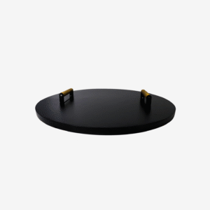 FEBTECH 28 Inch Firepit Snuffer Lid Compatible for 24” Flat Fire Pit Burner Pan & 25” Round Drop in Fire Pit Burner Pan - Rust Resistant 1.5mm Thick Carbon Steel Fire Pit Lid with Ergonomic Handle