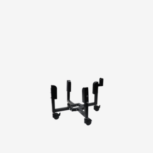FEBTECH 17.5-Inch Firepit Trolley Stand – Compatible with Solostove Ranger & 15.5” Fire Pits – Heavy Duty Portable Base with Support Arm for Easy Fire Pit Mobility – Smokeless Firepit Accessory