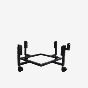 FEBTECH - 29.5 inch Portable Firepit Trolley Stand Compatible with Solo Stove Yukon and other 27 Inch Firepit - Fire Pit Stand with Support Arm for Effortless Fire-pit Mobility - Solo Stove Accessories