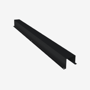 FEBTECH- 4 x 4 Metal Lineset Cover - Carbon Steel AC line Cover for Outdoor to Protect AC Line Set - Black line Set Cover for Mini Split, Central air Conditioner, Heat Pump - (2 Pcs)