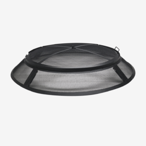 FEBTECH - Fire Pit Screen 40 inch Round Heavy Duty Outdoor FirePit Screen Round with Hook for Easy to Lift Spark Ring, Firepit Replacement Screen & Fire Pit Insert