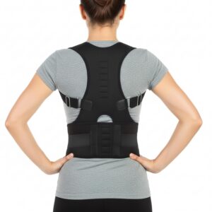 Full Back Posture Corrector for Women & Men –Adjustable back straightener posture corrector with Magnetic Therapy- Back brace for Spine, Neck & Upper Back Pain Relief - Posture Back Brace (Medium)